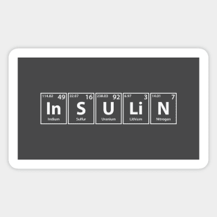 Insulin (In-S-U-Li-N) Periodic Elements Spelling Sticker